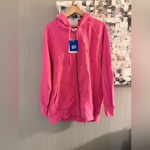 NWT JoyLab Magenta Zip Up Hoodie